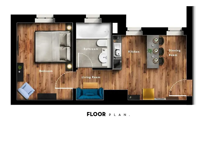 Arbio I Retro In Center Lägenhet